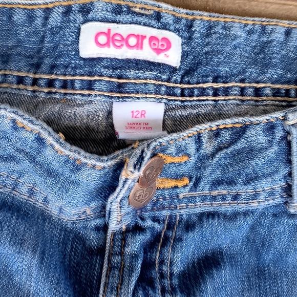 Vintage dear ab jeans button back pockets 12R - Picture 3 of 5